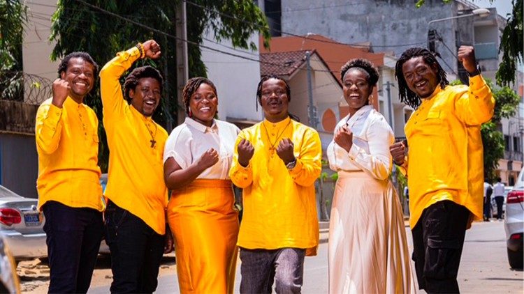 Le groupe Sacré Cœur de Jésus de Côte d'Ivoire.