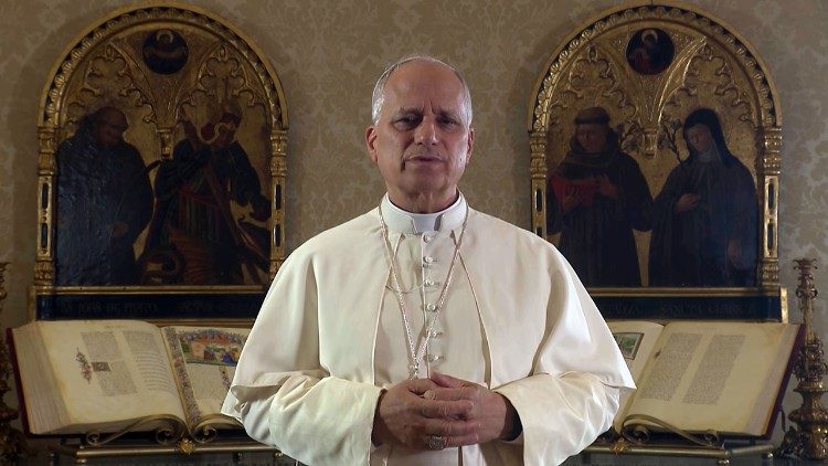 Capture d'écran du message vidéo du Pape aux participants du congrès éducatif à Madrid, le 22 novembre. 