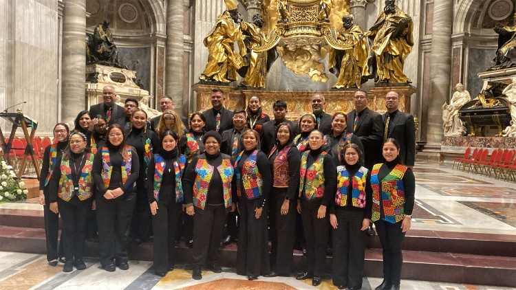 Coro polifonico di Panama, una delle tante formazioni che hanno preso parte al Giubileo dei Cori e delle Corali (22-23 novembre 2025)