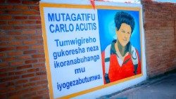 Rwanda: Mural portrait of Saint Carlo Acutis in the Diocese of Ruhengeri