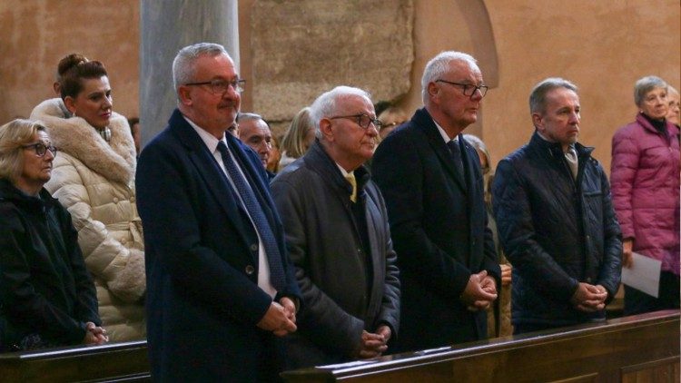 Delegacija njemačkog Poinga na misi proslave sv. Mavra