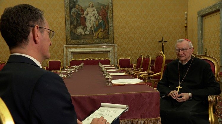 Kardinal Parolin im Interview mit uns