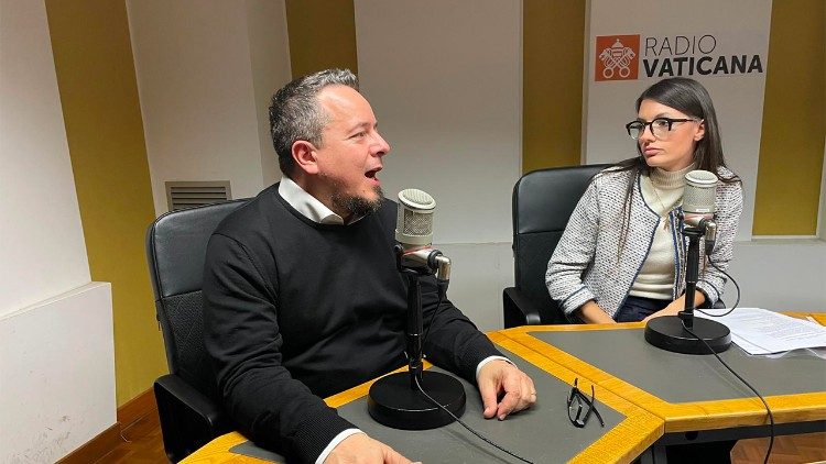 Adriano Bordignon e Daria Gianini durante la registrazione del podcast