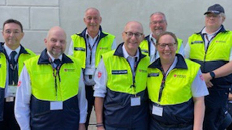 Nur einige Vertreter des Leitungsteams, das die Malteser-Wallfahrt organisierte