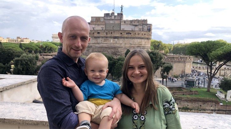 The Mosendz family in Rome