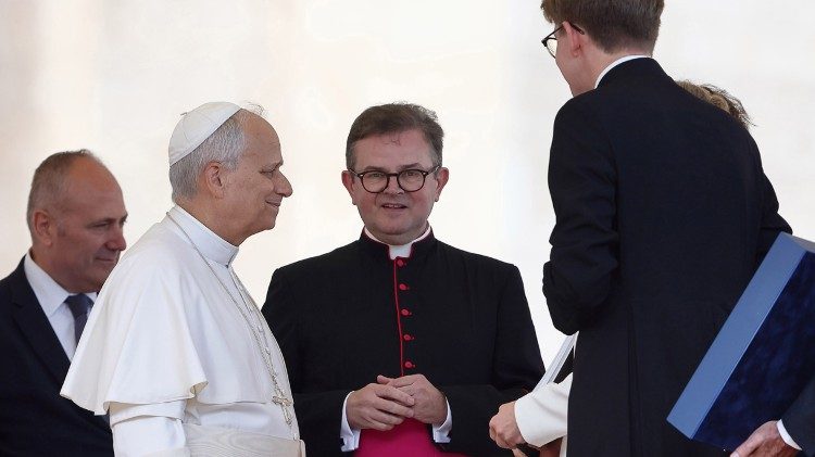 Leon XIV wyraził zainteresowanie projektem i rozmawiał z każdym z uczestników spotkania