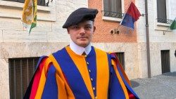 Francesco, uno de los 27 nuevos reclutas que prestará juramento este sábado 4 de octubre.