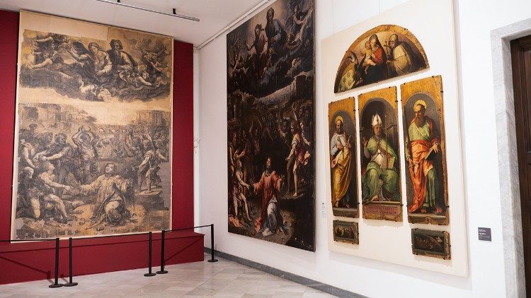 L'allestimento della mostra