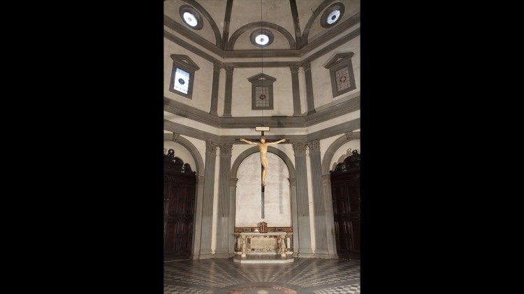 La sagrestia della basilica di Santo Spirito 