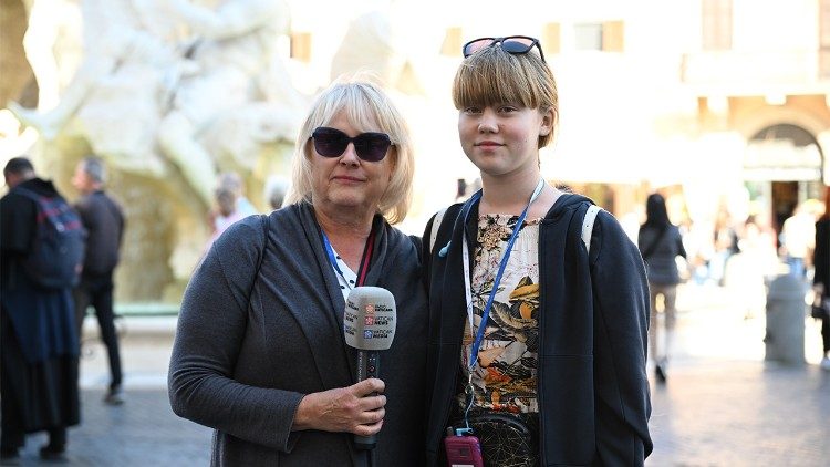 2025.10.04 Un gruppo di pellegrini da Łowicz, Polonia