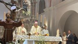 Banjolučki biskup Željko Majić u crkvi sv. Frane na Obali u Splitu