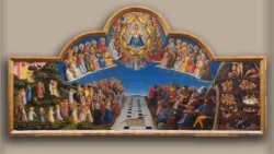 Beato Angelico Giudizio universale 1425-1428 circa Tempera e oro su tavola cm 109 × 212,5 Firenze, Museo di San Marco