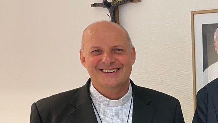 Le père Frédéric Rossignol, nouvel évêque de Tournai, en Belgique.