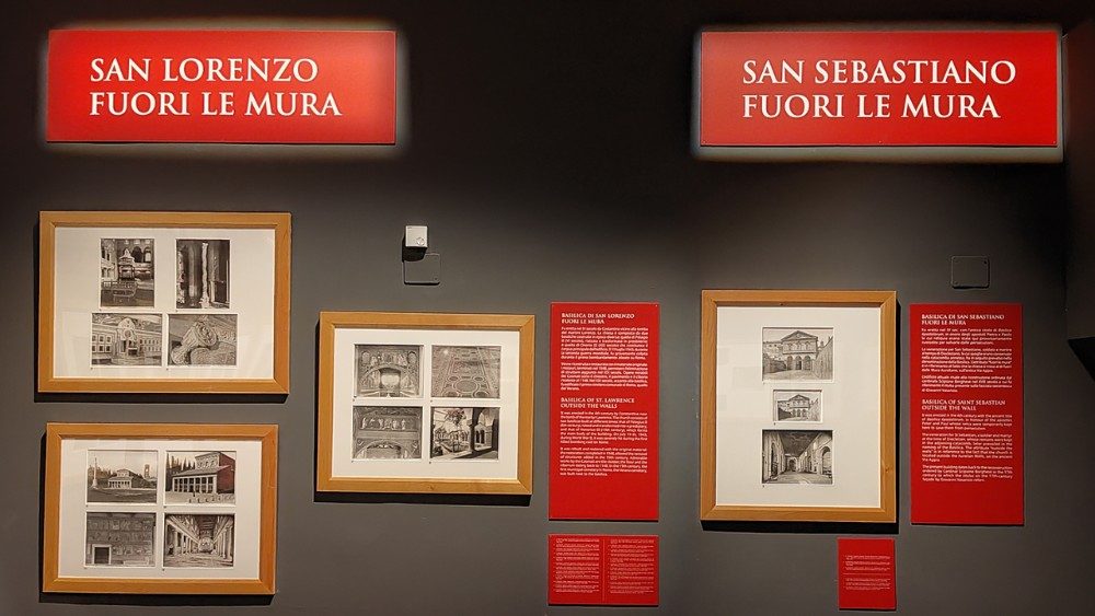 L'allestimento della mostra ai Musei Vaticani