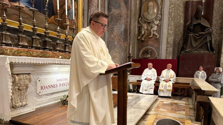 Ks. Paweł Obiedziński zachęcał, aby dawać świadectwo o Miłosierdziu Bożym