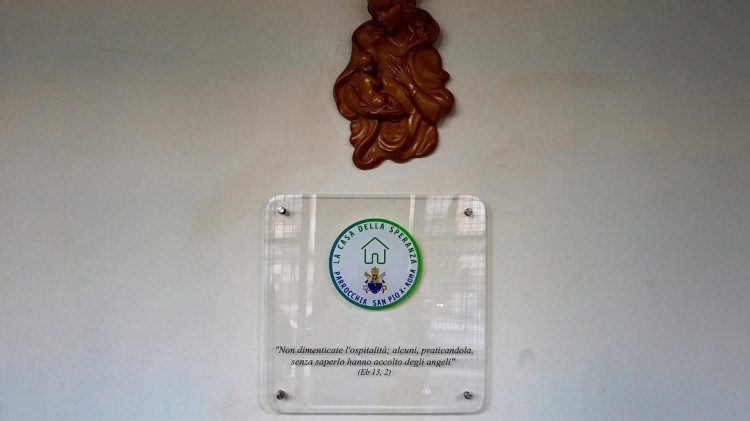 La "Casa della Speranza", finanziata e sostenuta dalla comunità della parrocchia di San Pio X a Roma