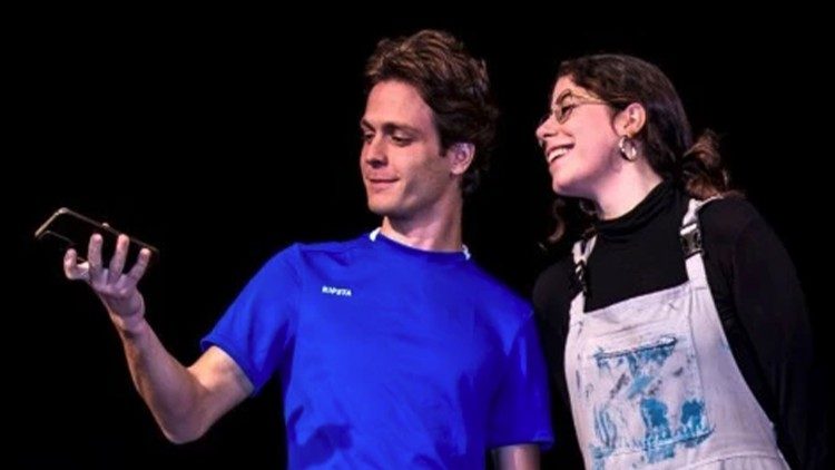 Due degli interpreti del cortometraggio