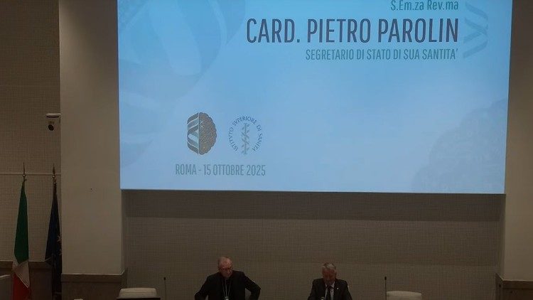 Discurso del cardenal Parolin en el Instituto Nacional de Salud