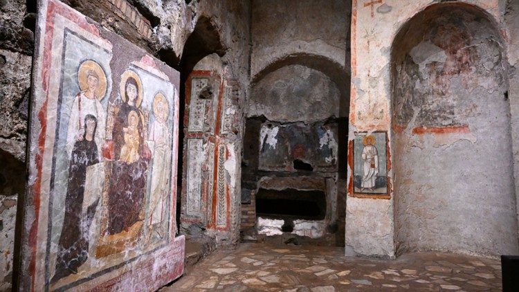 Freskos Komodilos katakombose 