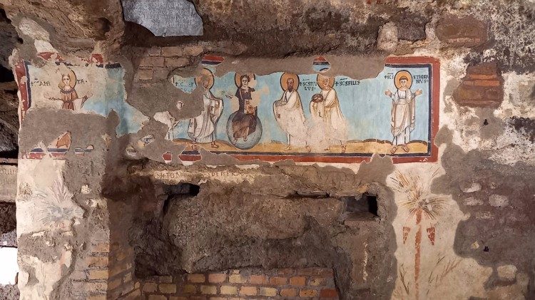 Traditio clavium (consegna delle chiavi a Pietro)