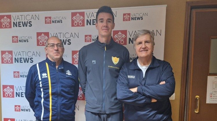 Matteo Lodo con Mattei e La Vella