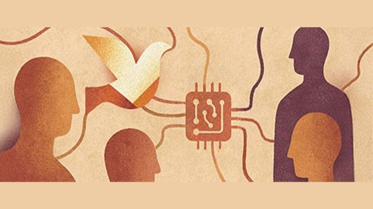 L'immagine di presentazione del seminario "Digital Rerum Novarum", organizzato dalla Pontificia Accademia delle Scienze Sociali il 16 e 17 ottobre alla Casina Pio IV in Vaticano