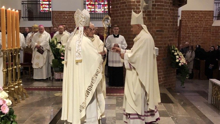 Ingres bp. Wojciecha Skibickiego do katedry w Elblągu 