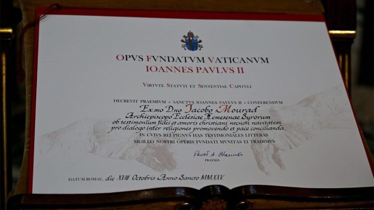 Un'immagine dell'onorificenza