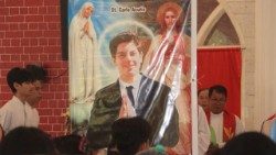 Podczas uroczystości Niedzieli Misyjnej przykładem dla młodzieży był św. Carlo Acutis (Fot. RVA Sgaw Karen)