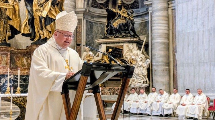 Падчас Імшы для беларусаў у ватыканскай базіліцы