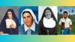 St Vincenza Maria Poloni, St. Maria del Monte Carmelo Rendiles Mantinez,  St. Maria Troncatti and St. Peter To Rot 