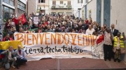 Participantes del V Encuentro Mundial de los Movimientos Populares en Roma