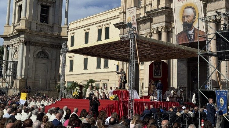 Msza św. w Pompejach pod przewodnictwem kard. Marcello Semeraro, dziękczynna za kanonizację Bartolo Longo 