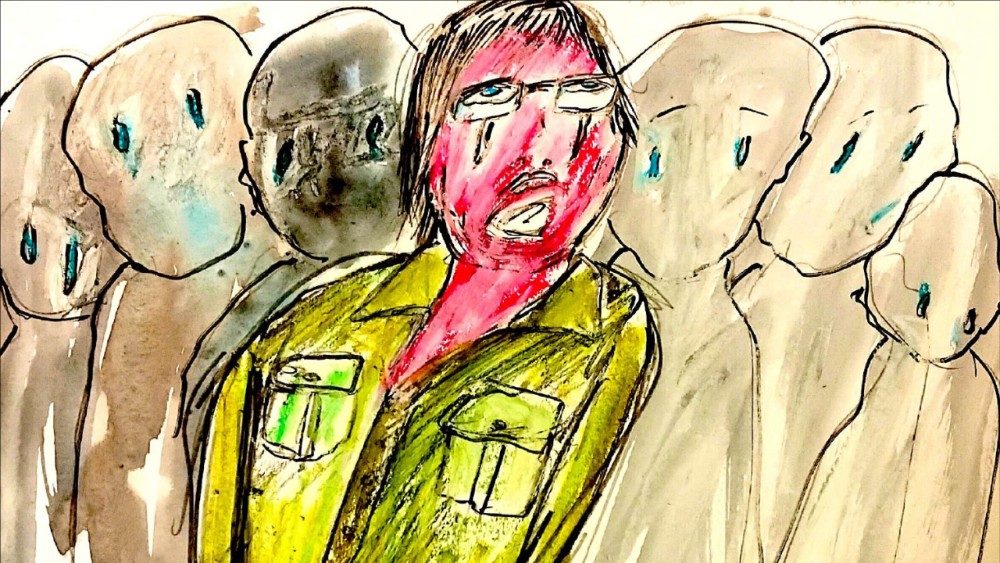 15. Morte di Lisa gli amici poveri piangono con lui (Giuseppe Corvaglia)