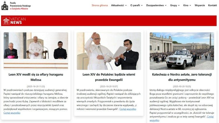 Widżet Vatican News, to specjalne okno na stronach parafialnych, gdzie odbiorcy zobaczą najświeższe informacje dotyczące Ojca Świętego i Stolicy Apostolskiej