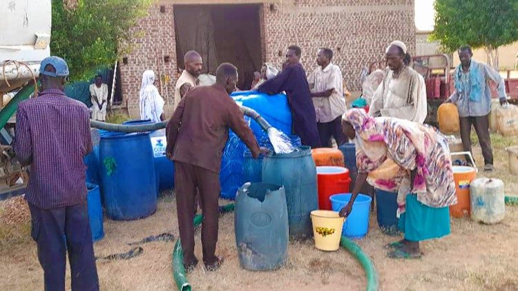 Uno degli interventi umanitari di Coopi a El Fasher