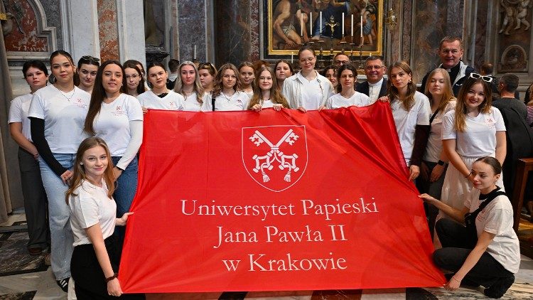 2025.10.30 gruppo di pellegrini dalla Polonia, Cracovia