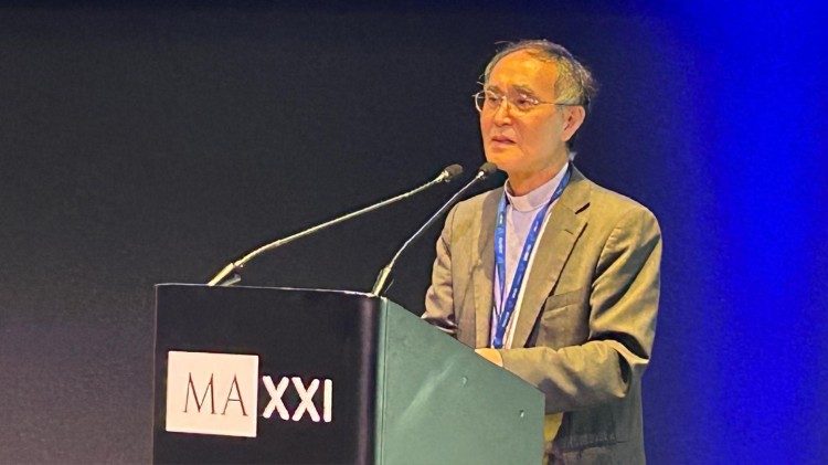 Il vescovo di Hiroshima, monsignor Alexis Mitsuru Shirahama