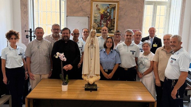 O registro de uma das visitas de Nossa Senhora de Fátima