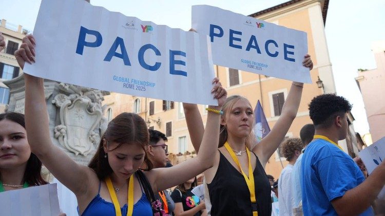 I giovani partecipanti al Global Friendship a Roma
