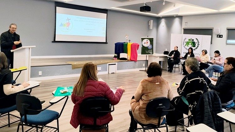O encontro em n&iacute;vel local da Pastoral da Crian&ccedil;a no final de agosto