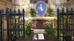 Capilla dedicada a Giorgio Frassati en la Basilica Santuario della Consolata en Torino