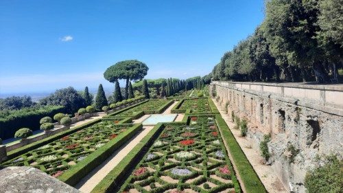 Gärten im Borgo Laudato Si in Castel Gandolfo