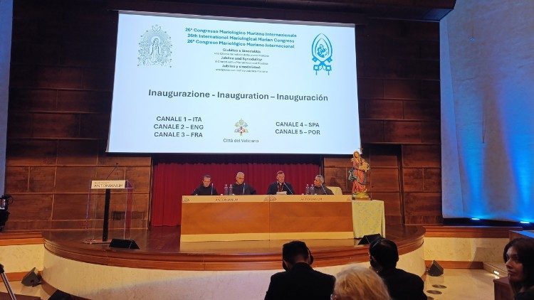 Inauguración del Congreso Mariológico Mariano Internacional en el Auditorio Antonianum