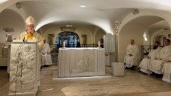 Episkopat Krajów Nordyckich przy grobie św. Piotra