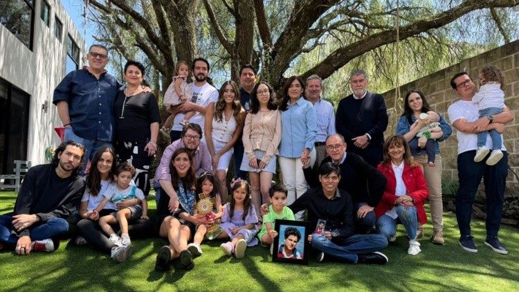 Un momento di visita a infermi e famiglie