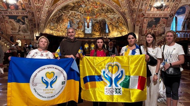 Ad Assisi nella Basilica Inferiore di San Francesco