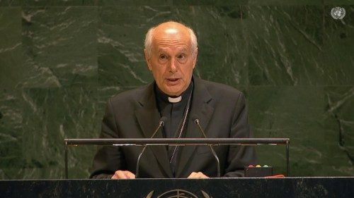 הארכיבישוף גבריאלה קאצ'יה בעצרת הכללית של האו"ם