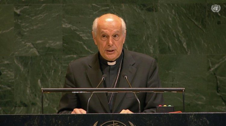Arcebispo Gabriele Caccia, observador permanente da Santa Sé junto às Nações Unidas
