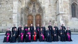Participanții la cea de-a 76-a sesiune plenară a Conferinței Episcopilor Catolici din România (CER), cu desfășurare la Cluj-Napoca, între 4 și 6 septembrie